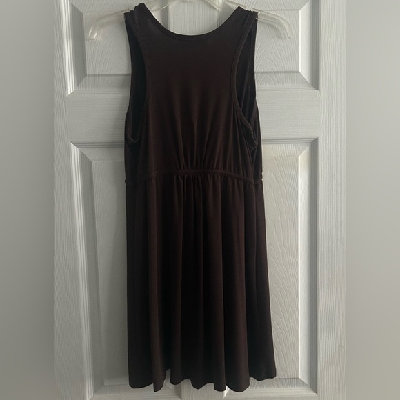 Portocruz Brown Knit V-Neck Swimsuit Coverup - Size Small - Cute! - Picture 4 of 4